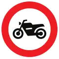 C7: No entry for motorcycles