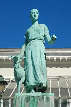 Spring (or The Shepherdess) by Hippolyte Leroy&nbsp;[nl]