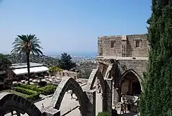 View of Kyrenia from Bellapais Monastery
