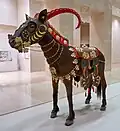 Decorated horse from the Berel kurgan (reconstruction).[6][8]