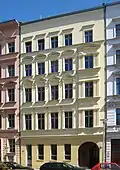 Former tenement at number 13, one of the protected historic landmarks in Ackerstraße