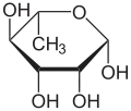 Main chain monomer: Rhamnose