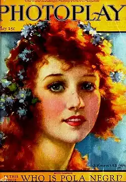 Betty Compson on Photoplay magazine cover