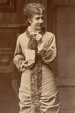 Betty Hennings dressed up as Nora Helmer for the 1879 play, A Doll's House.
