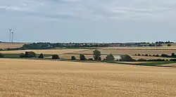 Biedesheim seen from the road between Göllheim and Rüssingen