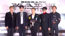 BigBang at a press conference in 2016.