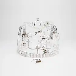 Cover art for "You Should See Me in a Crown": a crown surrounded by multiple spiders