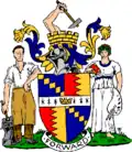 The arms as redesigned in 1936
