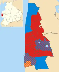 2011 results map