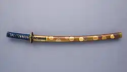 Lacquered exterior of wakizashi Fusamune, Edo period, 18th century