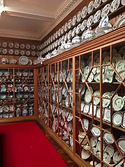 The famous collection of fine china, mainly Meissen and Sèvres porcelain.