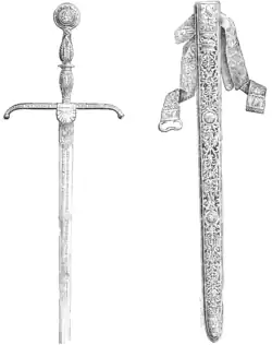 Blessed sword of William III of Hesse