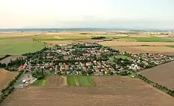 Aerial view from the south