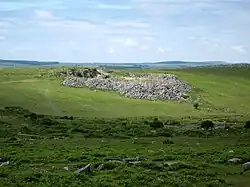 Disused granite quarry on the moor