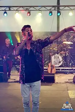 Boom Crash Opera headlining the 2017 Australia Day celebrations in Rooty Hill, New South Wales