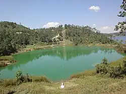 Border between Guatemala (left) and Mexico (right)