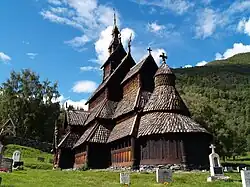 Borgund Stave Church in Lærdalen