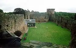 Great Hall and South East Tower seen from the Donjon