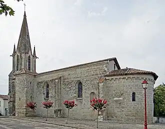 The church in Bourgougnague