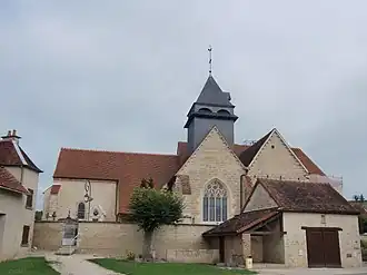 The church in Bourguignons