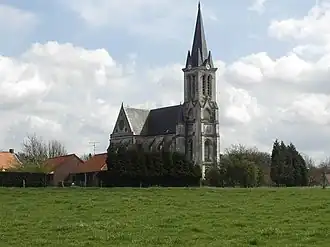 The church in Bouvines