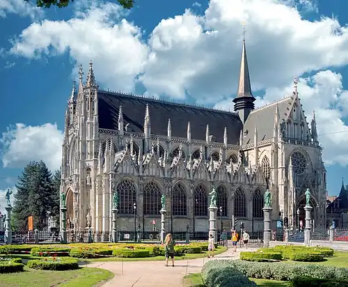 August Félix Schoy (1865): Restoration of the Church of Our Lady of Victories at the Sablon, Brussels.