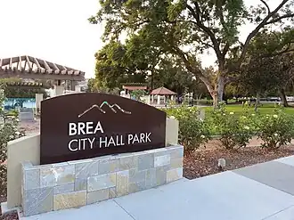 Brea City Hall and Park