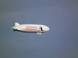 Bregenzer Festspiele zeppelin in May 2012