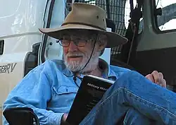 Picture of Brian Medlin sitting in a camp chair