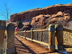Bridge in Red Rocks Park