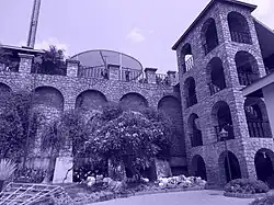 Digitally toned cyanotype image