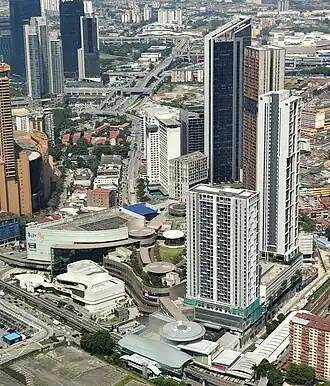 Bukit Bintang City Centre as seen from Merdeka 118 on August 2025