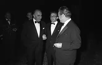 Pompidou with West German chancellor Willy Brandt in Cologne, 3 July 1972