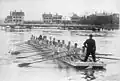 Winter Training in a 20-man boat, 1931