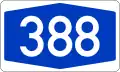 Bundesautobahn 388 number.svg