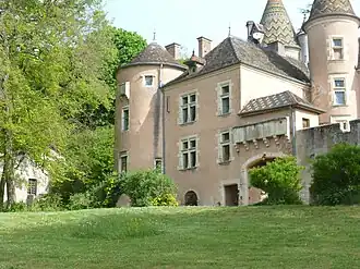 The chateau in Burnand
