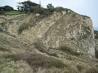 View of the cliff