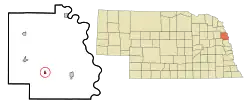 Location of Craig, Nebraska