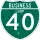 Business Interstate 40-J marker