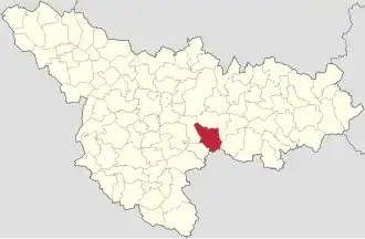 Location in Timiș County