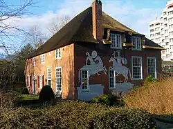 Former farmhouse, constructed around the year 1700, at the Arendsdorp estate, now embedded within the city fabric