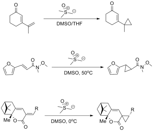 Cyclopropanation with the Johnson–Corey–Chaykovsky reaction