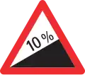 1.11 Steep gradient upwards