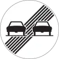 2.55 End of no overtaking restriction