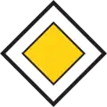 3.03 Principal road with priority[note 16]