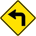 PG-2b Sharp curve to left