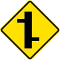 PI-4eRL Staggered crossroads, first to the right