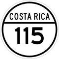 National Secondary Route 115 shield}}