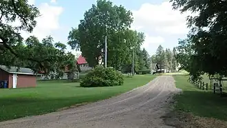 Looking south along Dogwood Drive
