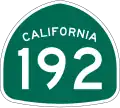 State Route 192 marker